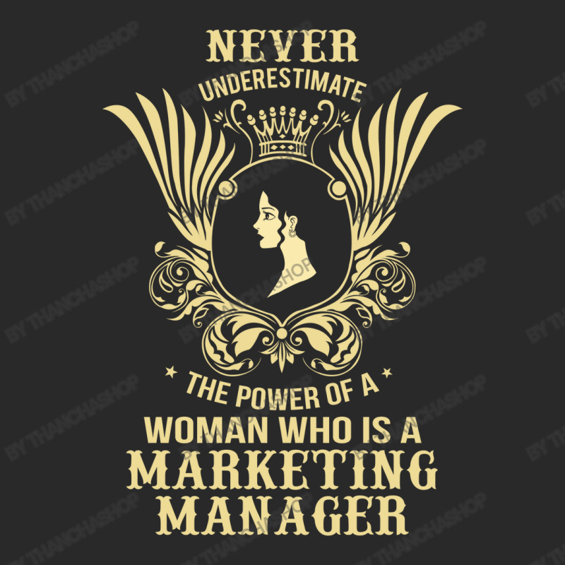 Never Underestimate The Marketing Manager Toddler T-shirt by thanchashop | Artistshot