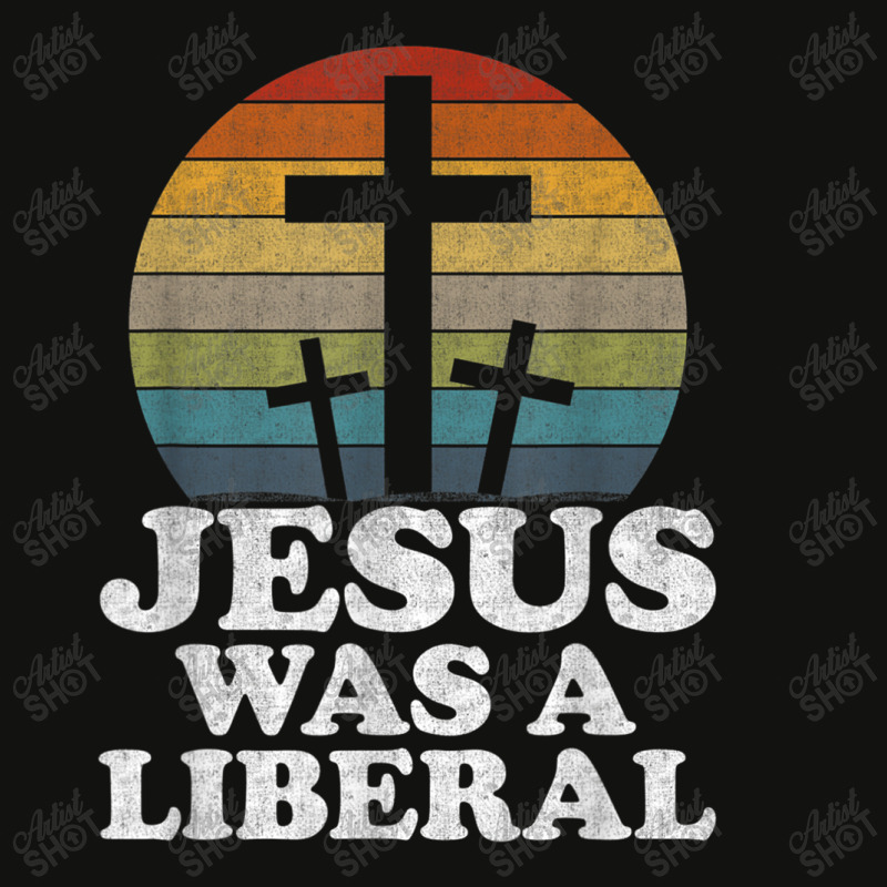 Woke Christian Democrat Jesus Was A Liberal Music Vintage Retro Scorecard Crop Tee by Aria-Proctor | Artistshot