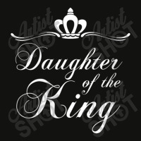 Womens Christian Quote Gift Bible Verse Saying Daughter Of The King De Scorecard Crop Tee | Artistshot