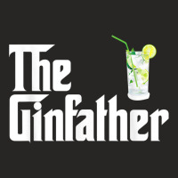 The Gin Father Shirt Funny Gin And Tonic Gifts Ladies Fitted T-shirt | Artistshot