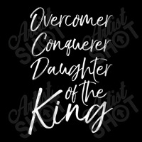 Womens Cute Christian Gift Overcomer Conquerer Daughter Of The King Gi Men's Long Sleeve Pajama Set | Artistshot