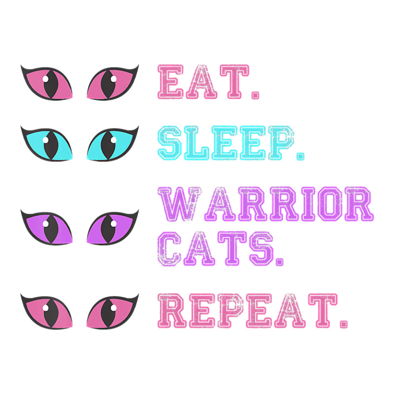 Eat Sleep Warrior Cats Repeat Shirt