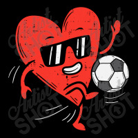 Heart Playing Soccer Valentines Day Football Girls Boys V-neck Tee | Artistshot