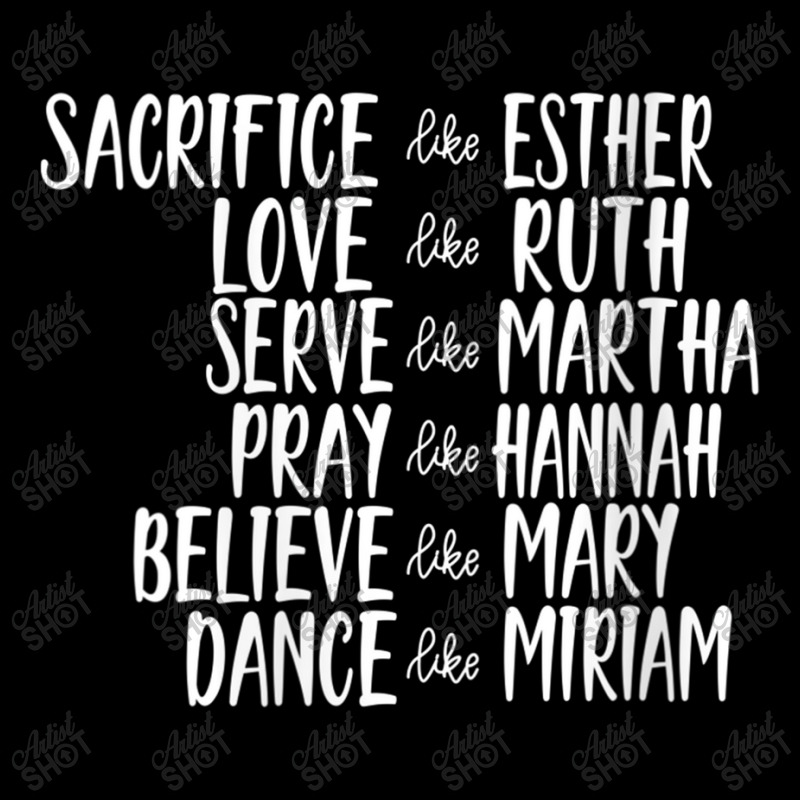 Womens Mens Sacrifice Like Esther Christian Bible Love Pray Day Gift Pocket T-Shirt by Aria-Proctor | Artistshot