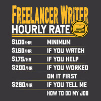 Funny Freelancer Writer Novelist Author Hourly Rate T Shirt Ladies Curvy T-shirt | Artistshot