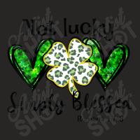 Womens Not Lucky Simple Blessed St.patricks Day Faith Christian My Fav Ladies Fitted T-shirt | Artistshot