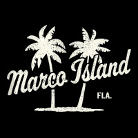 Marco Island Florida Vintage 70s Palm Trees Graphic Tank Top Lightweight Hoodie | Artistshot