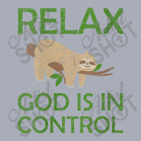 Womens Relax God Is In Control Sloth Lover Christian Faith Bible Funny Tank Dress | Artistshot