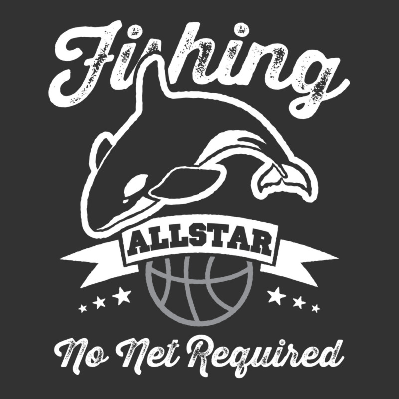 Orca Fishing Allstar No Net Required Funny Basketball Humor Long Sleev Baby Bodysuit | Artistshot