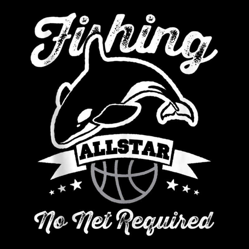 Orca Fishing Allstar No Net Required Funny Basketball Humor Tank Top Men's 3/4 Sleeve Pajama Set | Artistshot