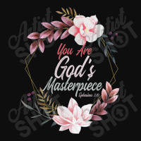 You Are God's Masterpiece Ephesians 210 Prayer Bible Verse Art Crop Top | Artistshot