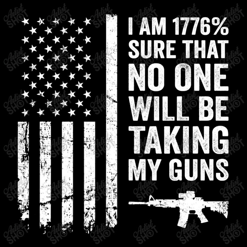 I Am 1776 Sure No One Is Taking My Guns ,  Pro Gun Usa Flag Women's V-Neck T-Shirt by moonlight2270 | Artistshot