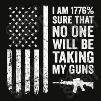 I Am 1776 Sure No One Is Taking My Guns ,  Pro Gun Usa Flag Scorecard Crop Tee | Artistshot