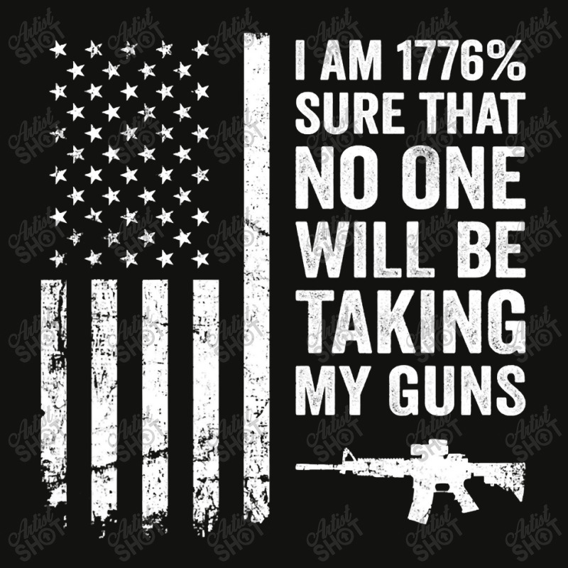 I Am 1776 Sure No One Is Taking My Guns ,  Pro Gun Usa Flag Scorecard Crop Tee by moonlight2270 | Artistshot