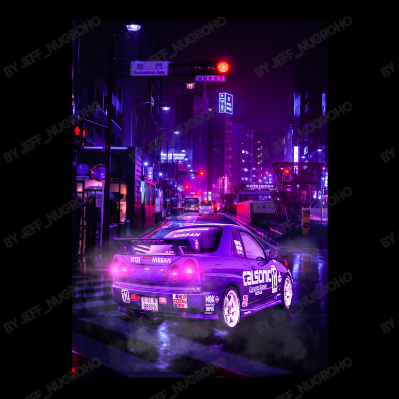 Tokyo Car Neon Synthwave Adjustable Cap by Jeff_Nugroho | Artistshot