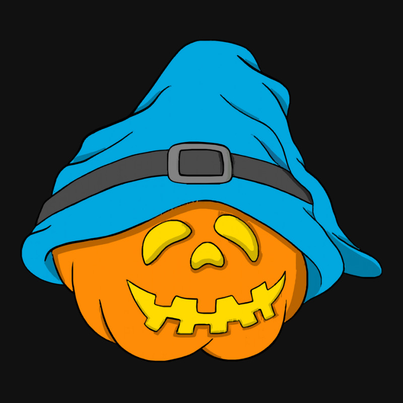 Halloween Jack O Lantern T  Shirt Slouchy Hat Halloween Pumpkin Blue V Iphone 13 Case | Artistshot