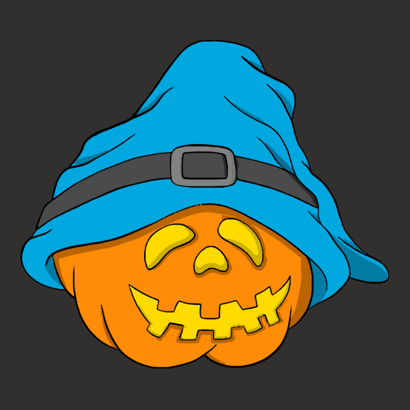 Halloween Jack O Lantern T  Shirt Slouchy Hat Halloween Pumpkin Blue V Champion Hoodie | Artistshot