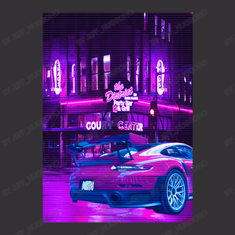 Car Retro Neon Synthwave Vintage Hoodie by Jeff_Nugroho | Artistshot