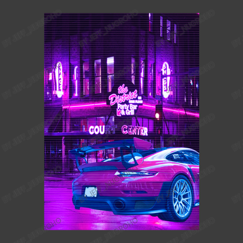 Car Retro Neon Synthwave Men's Polo Shirt by Jeff_Nugroho | Artistshot