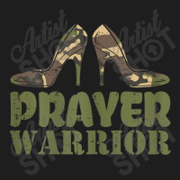 Womens Camo Heels Prayer Warrior Faith God Jesus Christian Women Classic T-shirt | Artistshot