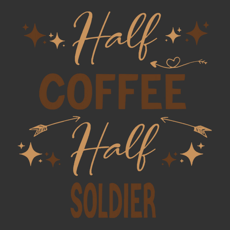 Gift For Soldier Love Coffee T  Shirt Half Coffee Half Soldier, Soldie Baby Bodysuit | Artistshot