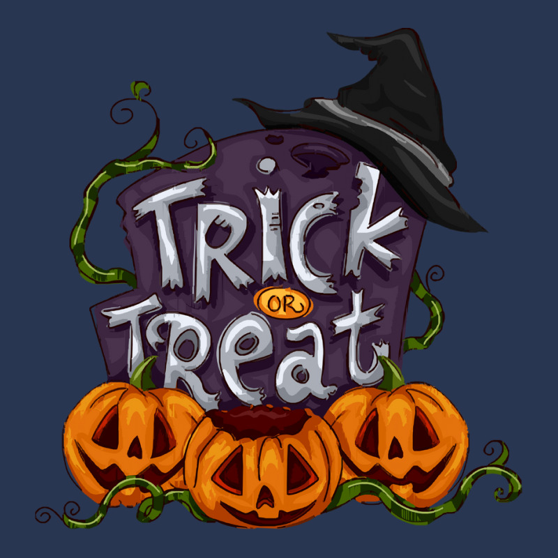 Halloween Pumpkin Trick Or Treat T  Shirt Halloween Pumpkin , Trick Or Men Denim Jacket | Artistshot