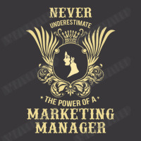 Never Underestimate The Power Of A Marketing Manager Ladies Curvy T-shirt | Artistshot