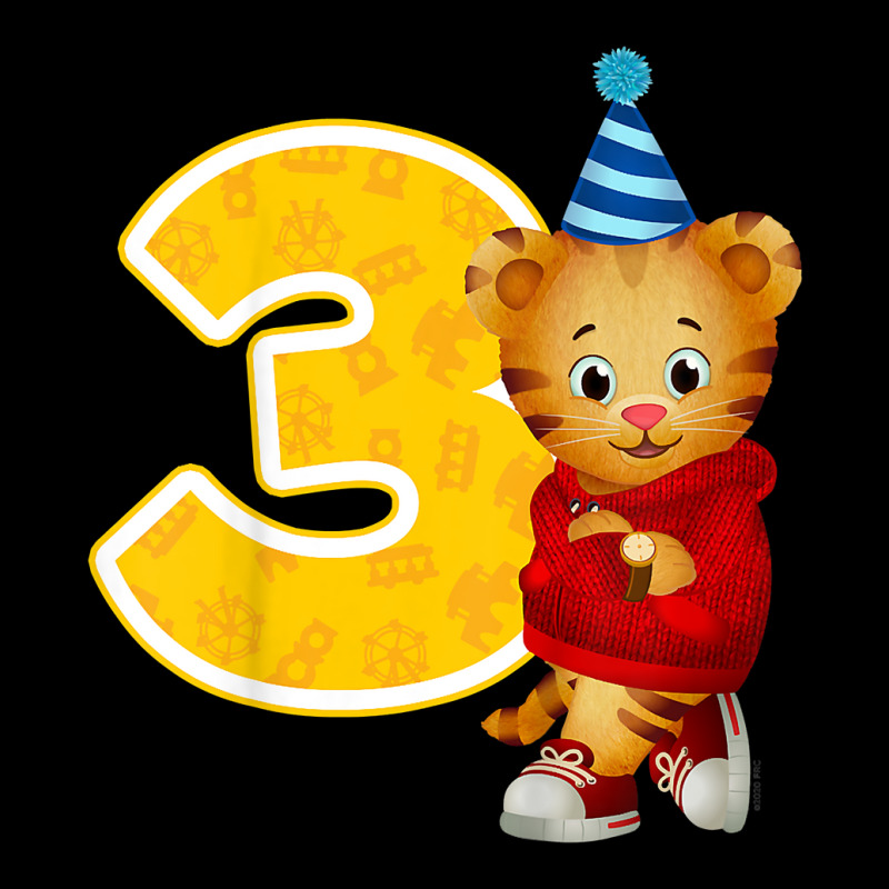 Kids Daniel Tiger's Neighborhood My 3rd Birthday Maternity Scoop Neck T 