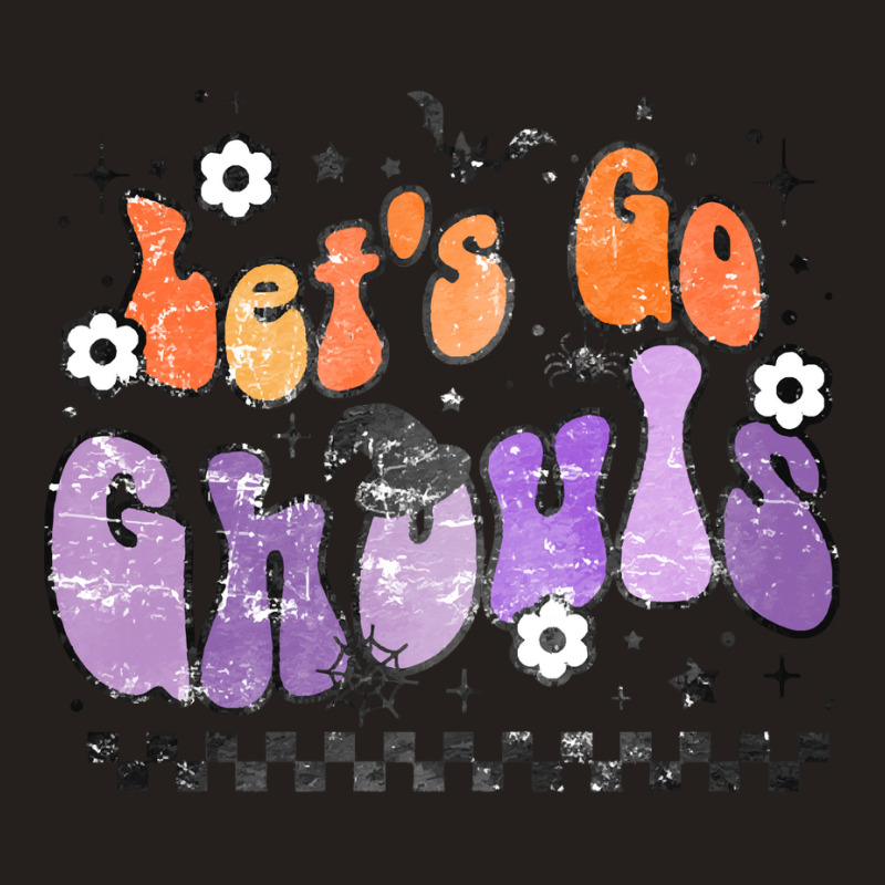 Halloween T  Shirt Cute Retro Halloween Let's Go Ghouls T  Shirt Tank Top | Artistshot