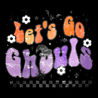 Halloween T  Shirt Cute Retro Halloween Let's Go Ghouls T  Shirt Zipper Hoodie | Artistshot