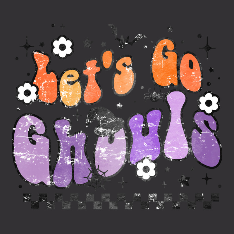 Halloween T  Shirt Cute Retro Halloween Let's Go Ghouls T  Shirt Vintage Short | Artistshot