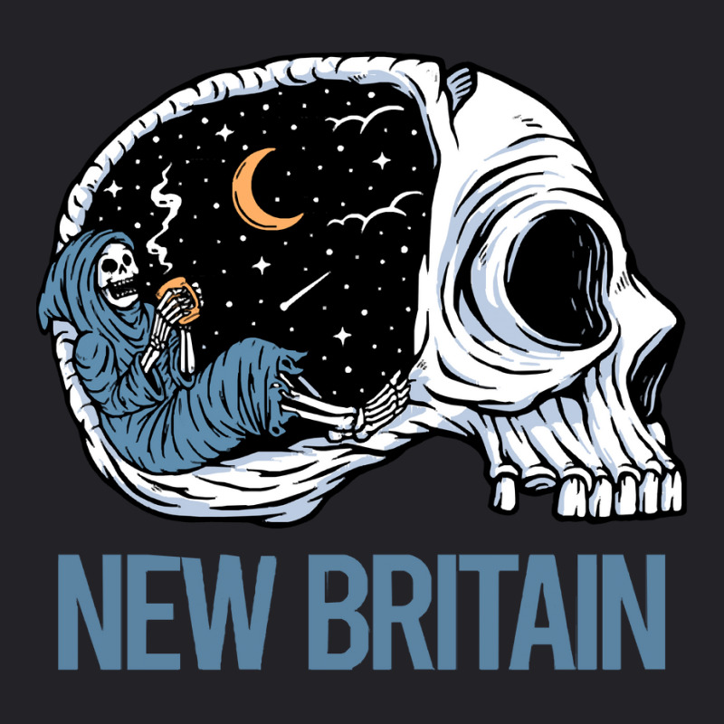 New Britain T  Shirt Chilling Skeleton New Britain T  Shirt Youth Tee | Artistshot