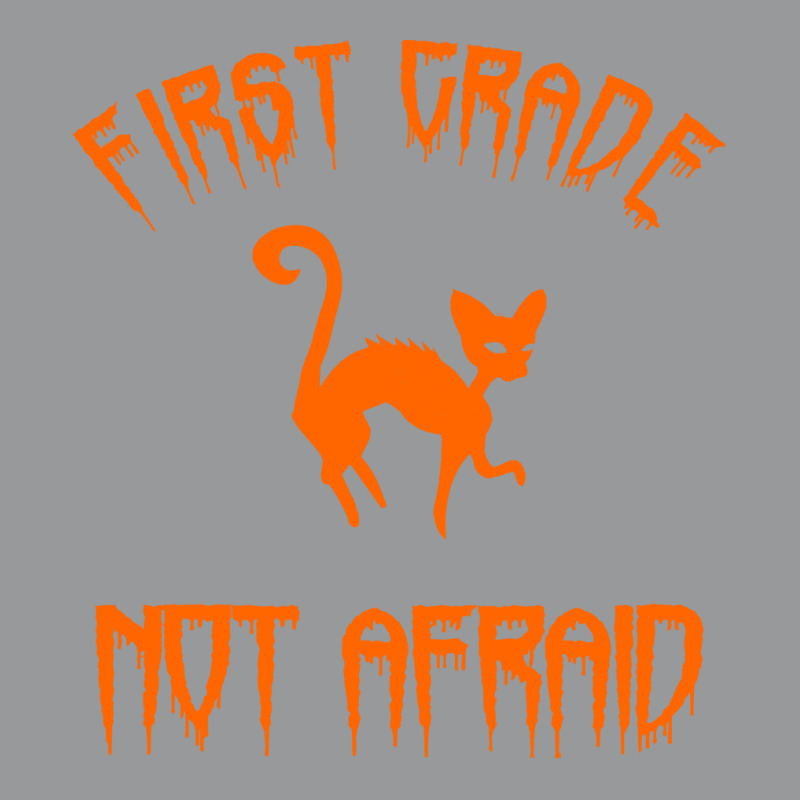 Halloween T  Shirt First Grade Halloween 1st Grade Not Afraid Cat T  S Crewneck Sweatshirt | Artistshot