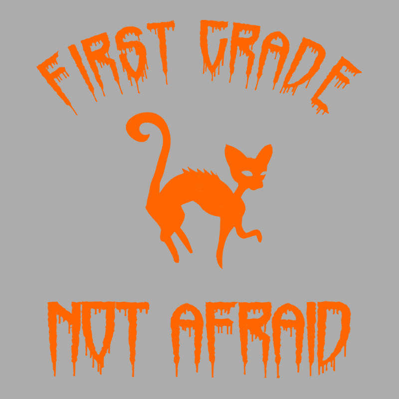 Halloween T  Shirt First Grade Halloween 1st Grade Not Afraid Cat T  S Men's T-shirt Pajama Set | Artistshot