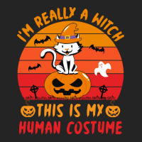 Halloween T  Shirt Funny Halloween This Is My Human Costume T  Shirt 3/4 Sleeve Shirt | Artistshot