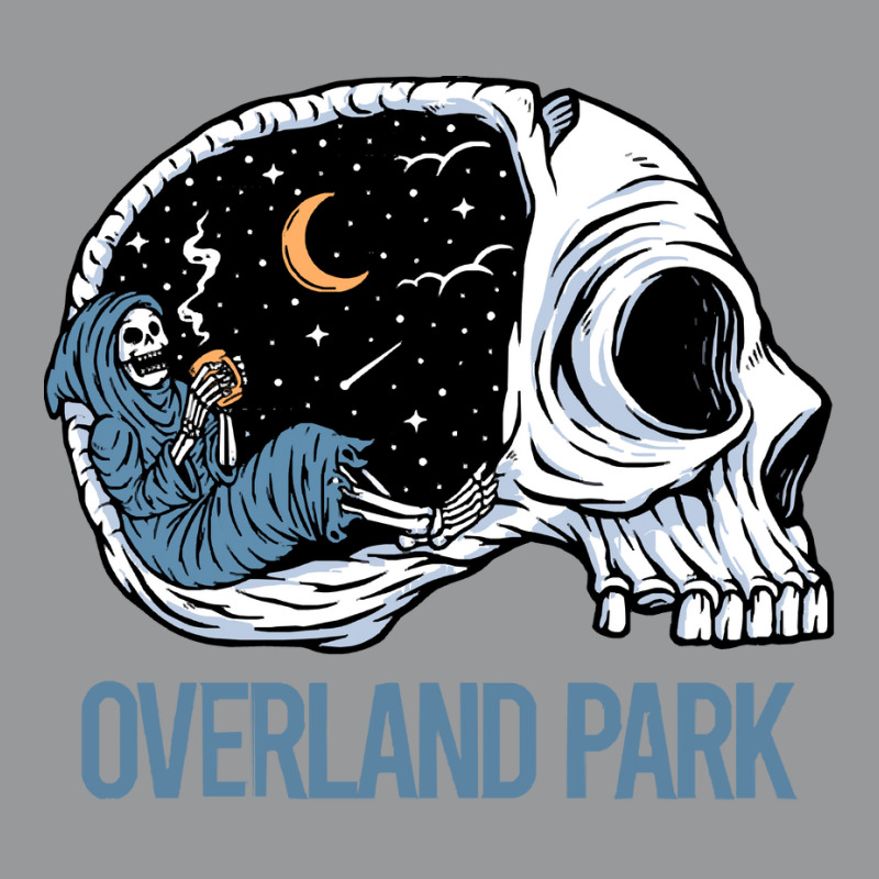 Overland Park T  Shirt Chilling Skeleton Overland Park T  Shirt Crewneck Sweatshirt by cauliflowermortgage | Artistshot