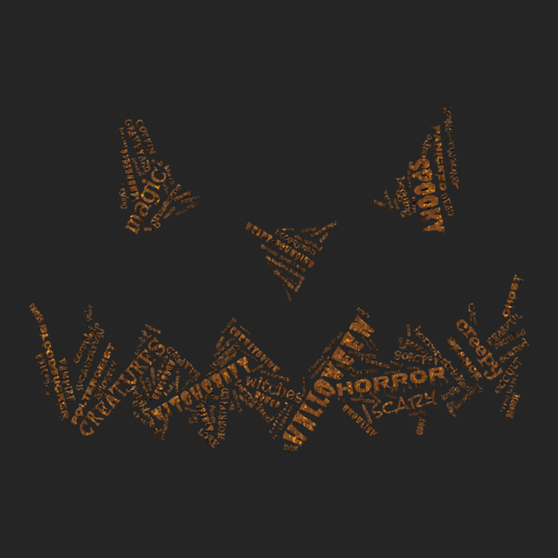 Halloween T  Shirt Grinning Glittery Halloween Text Art T  Shirt Unisex Hoodie | Artistshot