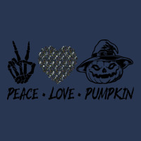 Peace Love Pumpkin T  Shirt Peace Love Pumpkin Spice Latte Fall Season Ladies Denim Jacket | Artistshot