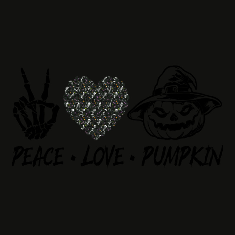 Peace Love Pumpkin T  Shirt Peace Love Pumpkin Spice Latte Fall Season Scorecard Crop Tee by cauliflowermortgage | Artistshot