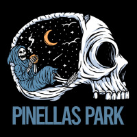 Pinellas Park T  Shirt Chilling Skeleton Pinellas Park T  Shirt Adjustable Cap | Artistshot