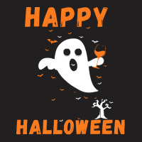 Halloween T  Shirt Happy Halloween Ghost Costumes Women Kids Men T  Sh T-shirt | Artistshot