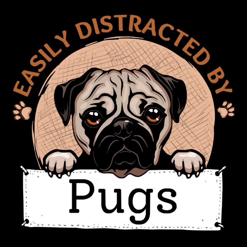 Easily Distracted By Pugs T  Shirt Easily Distracted By Pugs T  Shirt Pocket T-shirt | Artistshot