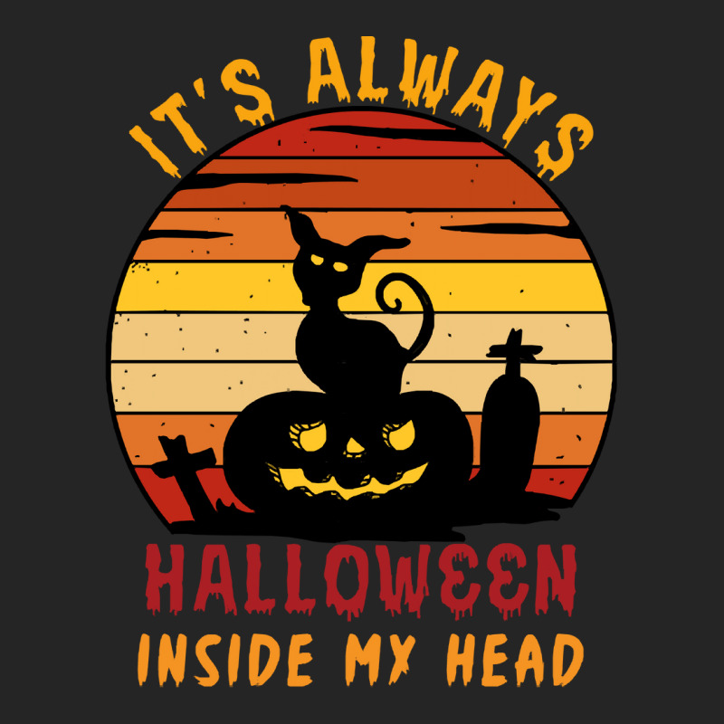 Halloween T  Shirt It's Always Halloween Inside My Head Cat T  Shirt Unisex Hoodie | Artistshot