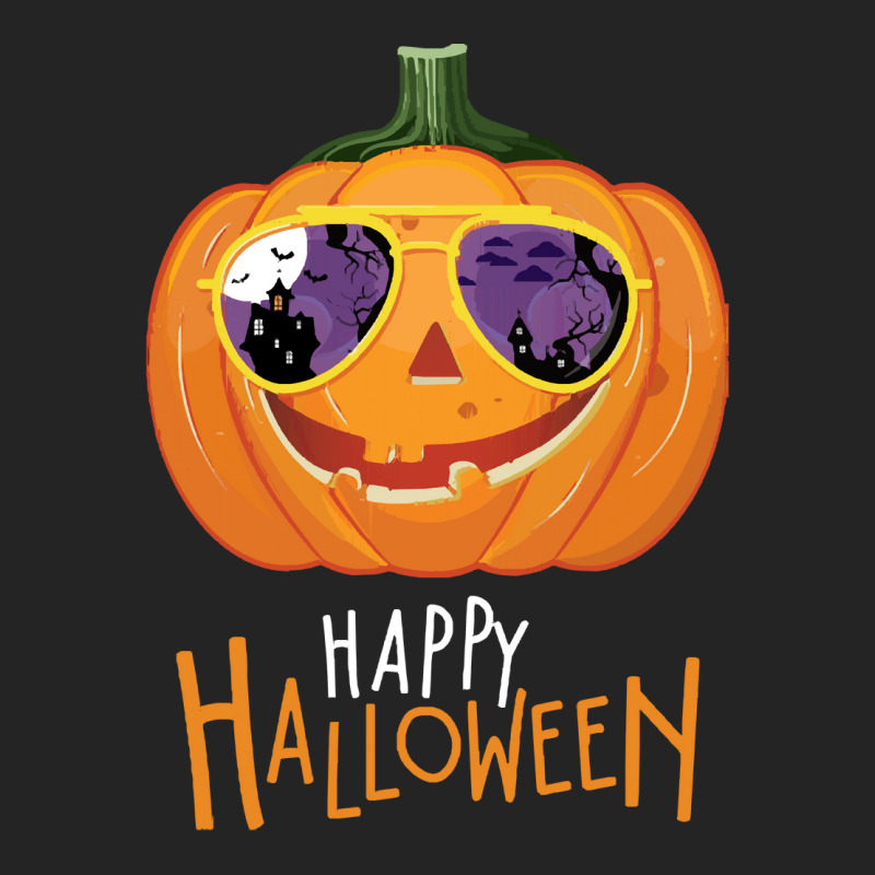 Halloween T  Shirt Jack  O  Lantern Pumpkin Happy Halloween T  Shirt 3/4 Sleeve Shirt | Artistshot