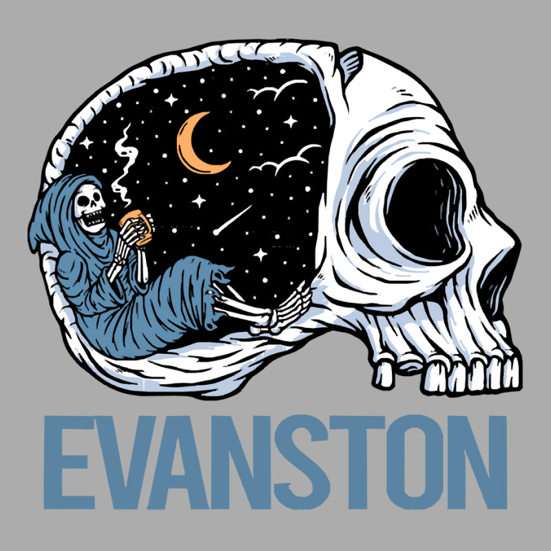 Evanston T  Shirt Chilling Skeleton Evanston T  Shirt Men's T-shirt Pajama Set | Artistshot