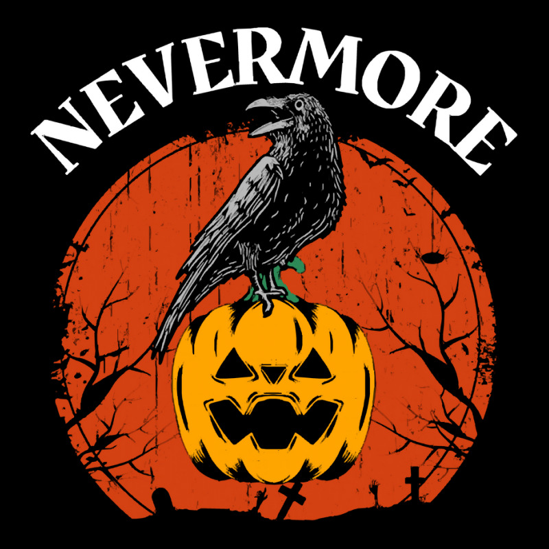 Halloween T  Shirt Nevermore Halloween Poe T  Shirt Zipper Hoodie | Artistshot