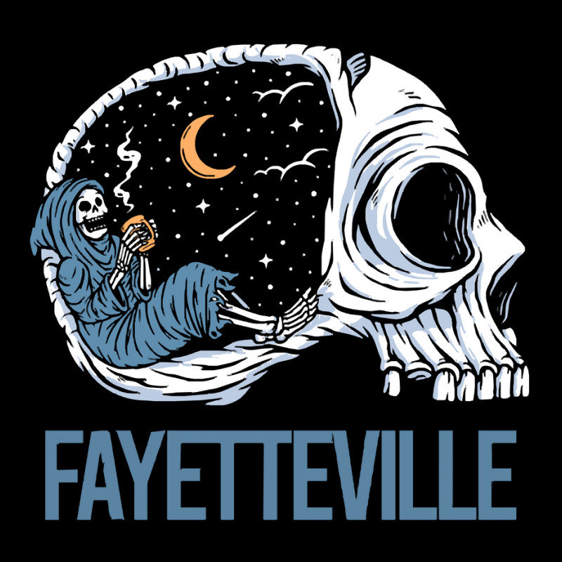 Fayetteville T  Shirt Chilling Skeleton Fayetteville T  Shirt V-neck Tee | Artistshot