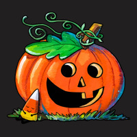 Halloween T  Shirt Pumpkin & Snooze Candy Corn T  Shirt T-shirt | Artistshot