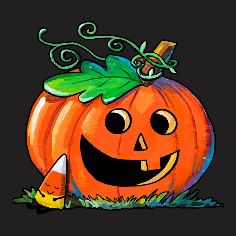 Halloween T  Shirt Pumpkin & Snooze Candy Corn T  Shirt T-shirt | Artistshot