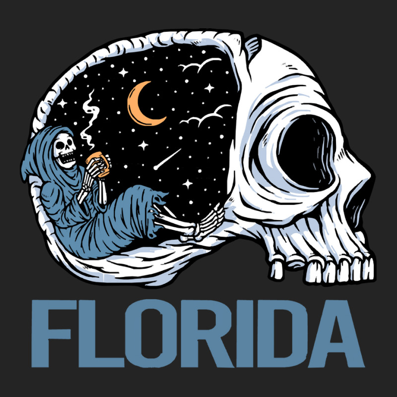 Florida T  Shirt Chilling Skeleton Florida T  Shirt 3/4 Sleeve Shirt | Artistshot